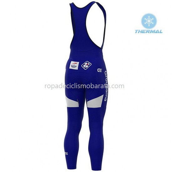 Invierno Maillot y Culotte Largos con Tirantes 2020 Groupama–FDJ M001
