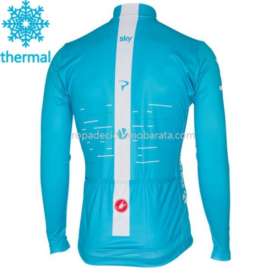 Invierno Maillot 2017 Team Sky M002