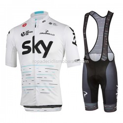 Maillot y Culotte con Tirantes 2017 Team Sky M003