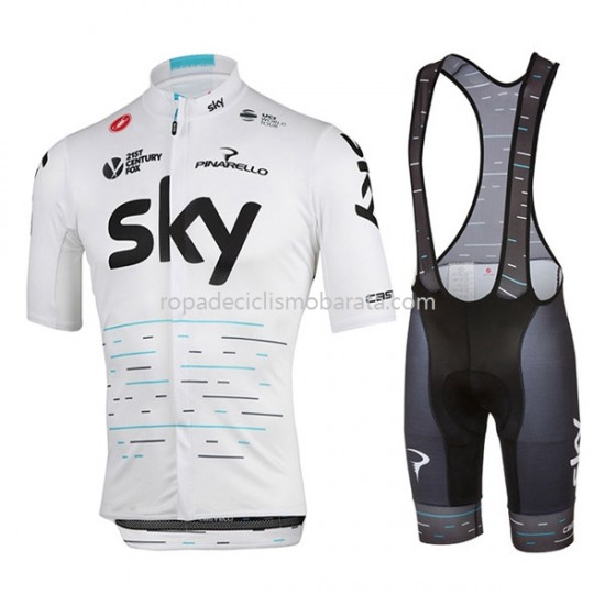 Maillot y Culotte con Tirantes 2017 Team Sky M003