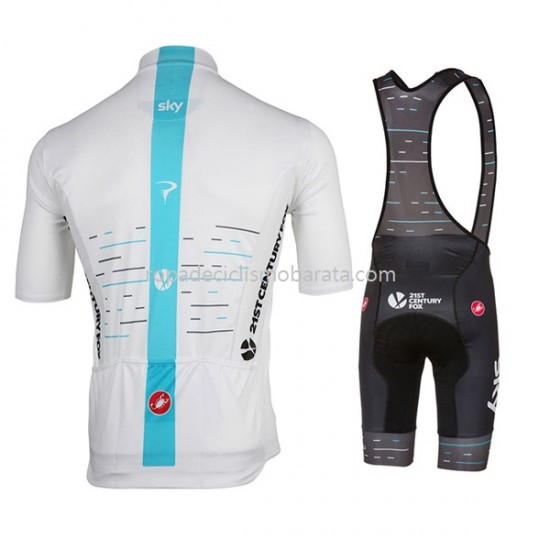 Maillot y Culotte con Tirantes 2017 Team Sky M003
