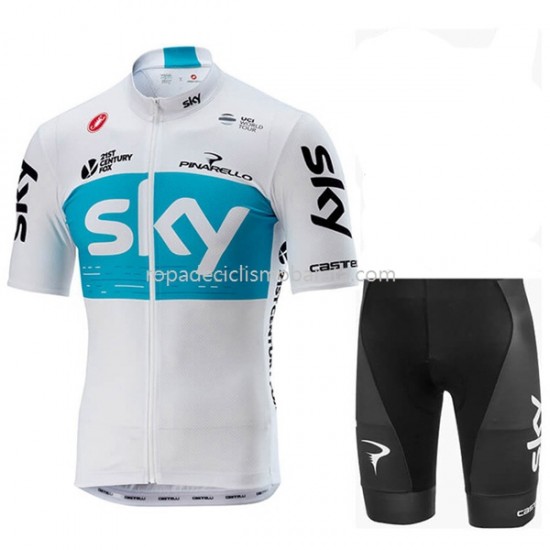 Maillot y Culotte Corto 2018 Team Sky M001