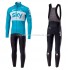 Maillot y Culotte Largos con Tirantes 2018 Team Sky M002