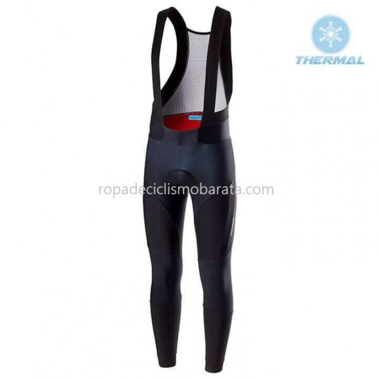 Invierno Maillot y Culotte Largos con Tirantes 2018 Team Sky M002