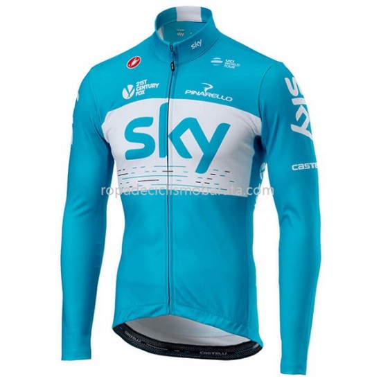 Maillot Manga Larga 2018 Team Sky M002