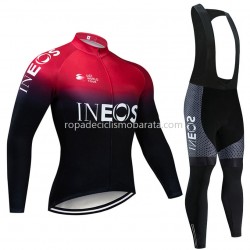 Maillot y Culotte Largos con Tirantes 2019 TEAM INEOS M001