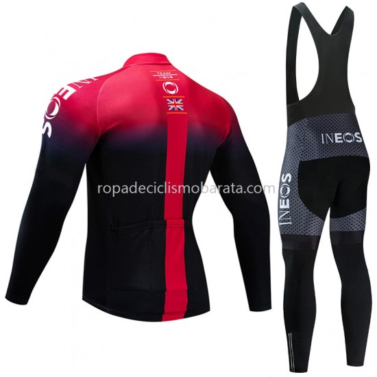 Maillot y Culotte Largos con Tirantes 2019 TEAM INEOS M001