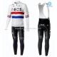 Invierno Maillot y Culotte Largos con Tirantes 2019 TEAM INEOS M001