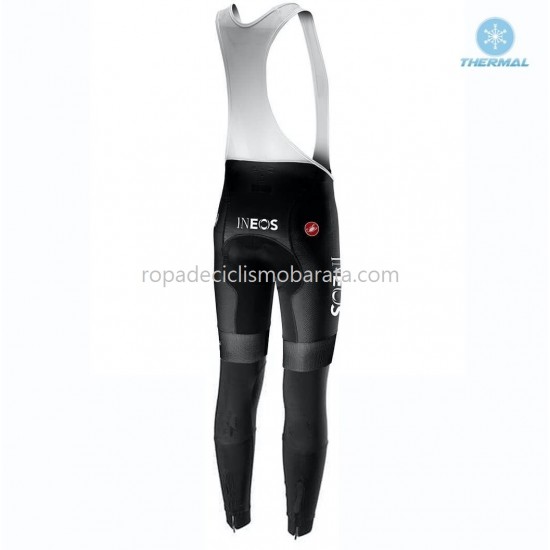 Invierno Maillot y Culotte Largos con Tirantes 2019 TEAM INEOS M001