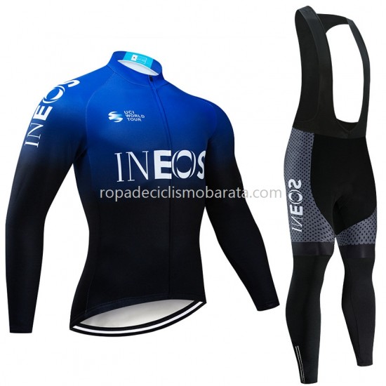 Maillot y Culotte Largos con Tirantes 2019 TEAM INEOS M002