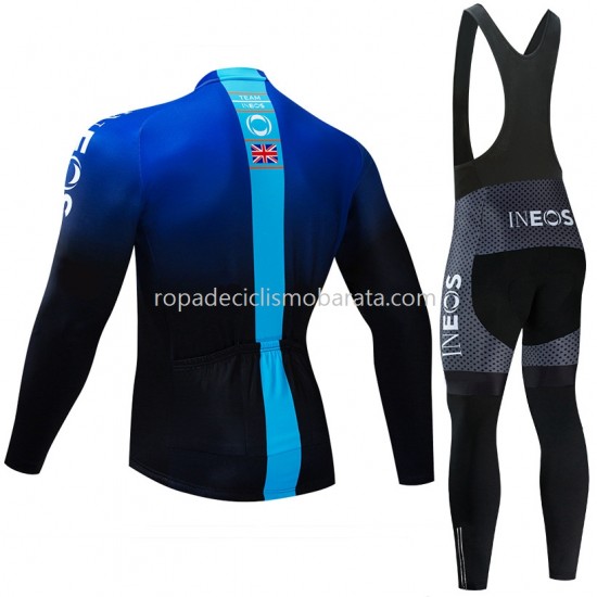 Maillot y Culotte Largos con Tirantes 2019 TEAM INEOS M002