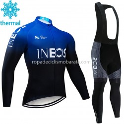 Invierno Maillot y Culotte Largos con Tirantes 2019 TEAM INEOS M002
