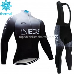 Invierno Maillot y Culotte Largos con Tirantes 2019 TEAM INEOS M003