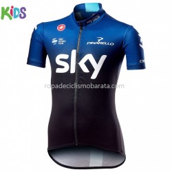 Maillot Manga Corta 2019 Team Sky Niños M001