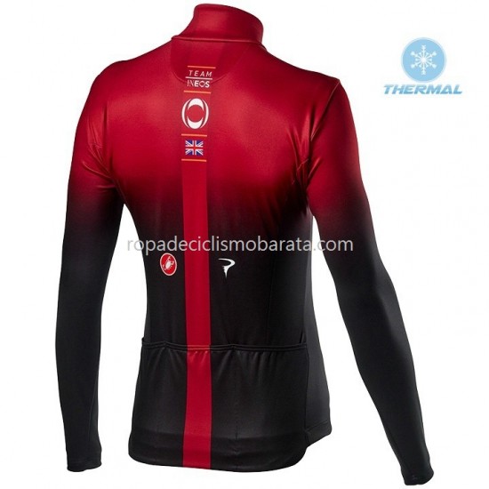 Invierno Maillot y Culotte Largos con Tirantes 2020 TEAM INEOS M001
