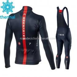Invierno Maillot y Culotte Largos con Tirantes 2021 Ineos Grenadiers M001