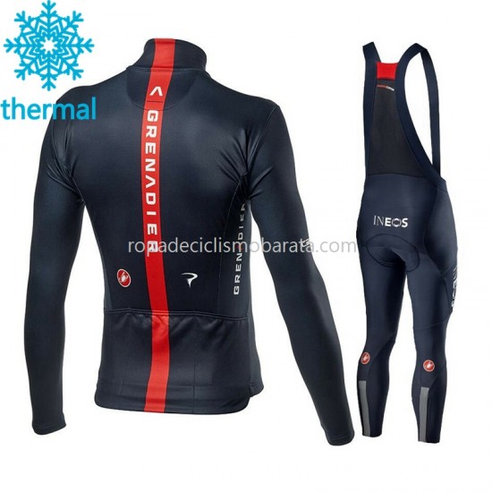 Invierno Maillot y Culotte Largos con Tirantes 2021 Ineos Grenadiers M001