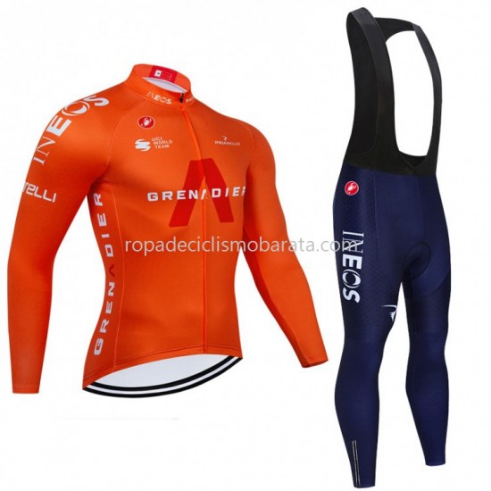 Maillot y Culotte Largos con Tirantes 2021 Ineos Grenadiers M002