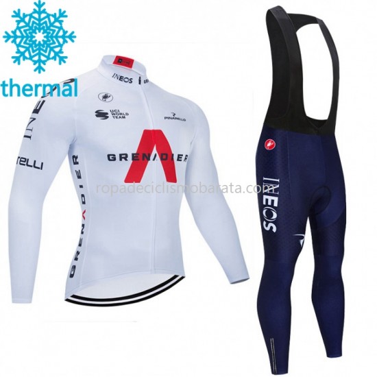 Invierno Maillot y Culotte Largos con Tirantes 2021 Ineos Grenadiers M004