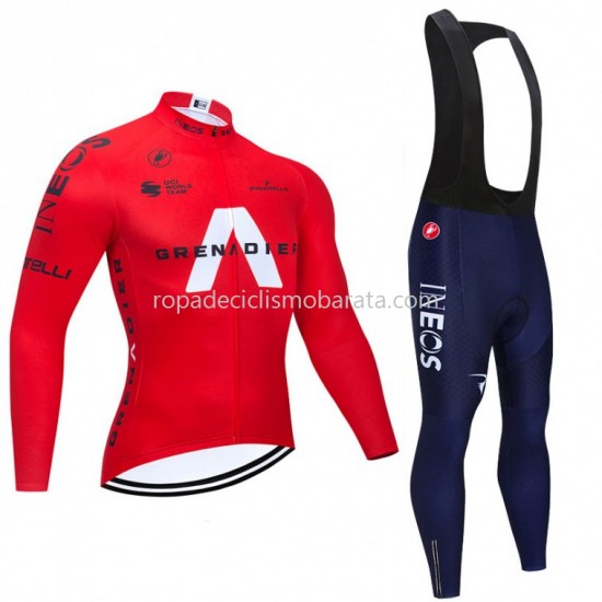 Maillot y Culotte Largos con Tirantes 2021 Ineos Grenadiers M005