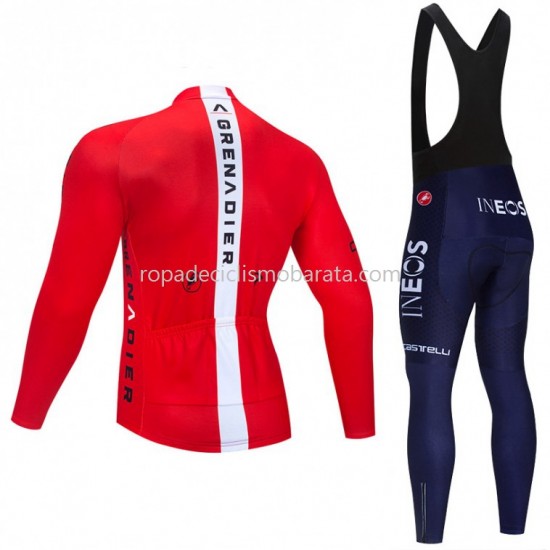 Maillot y Culotte Largos con Tirantes 2021 Ineos Grenadiers M005