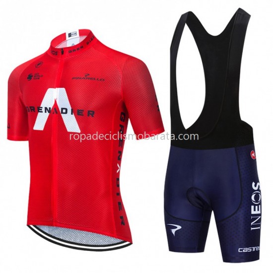 Maillot y Culotte con Tirantes 2021 Ineos Grenadiers M005