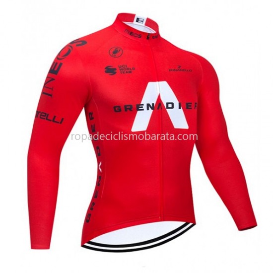 Maillot Manga Larga 2021 Ineos Grenadiers M005