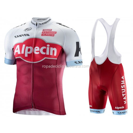 Maillot y Culotte con Tirantes 2017 Team Katusha Alpecin M001