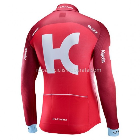Maillot Manga Larga 2017 Team Katusha-Alpecin M001