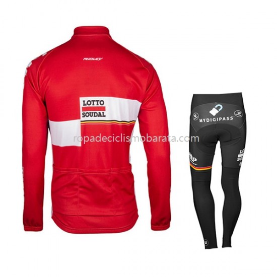 Maillot y Culotte Largos 2017 Lotto Soudal Niños M001