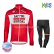 Invierno Maillot y Culotte Largos 2017 Lotto Soudal Niños M001