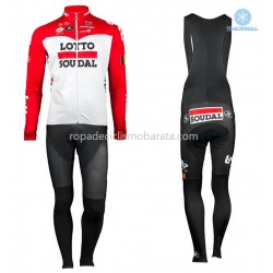 Invierno Maillot y Culotte Largos con Tirantes 2018 Lotto Soudal M001