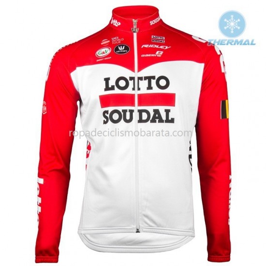Invierno Maillot y Culotte Largos con Tirantes 2018 Lotto Soudal M001