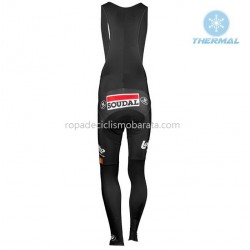 Invierno Maillot y Culotte Largos con Tirantes 2018 Lotto Soudal M001