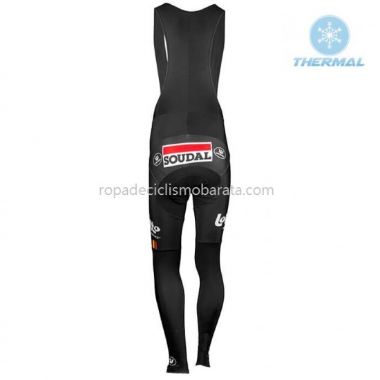 Invierno Maillot y Culotte Largos con Tirantes 2018 Lotto Soudal M001