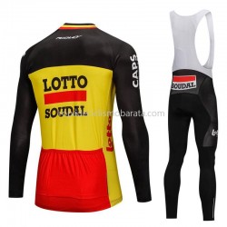 Maillot y Culotte Largos con Tirantes 2018 Lotto Soudal M002