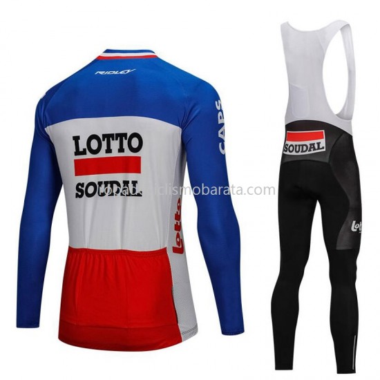 Maillot y Culotte Largos con Tirantes 2018 Lotto Soudal M003