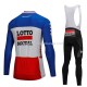Maillot y Culotte Largos con Tirantes 2018 Lotto Soudal M003