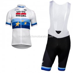 Maillot y Culotte con Tirantes 2018 Lotto Soudal M005