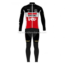 Maillot y Culotte Largos con Tirantes 2020 Lotto Soudal M001