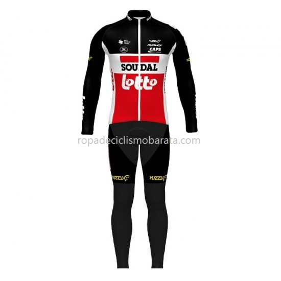 Maillot y Culotte Largos con Tirantes 2020 Lotto Soudal M001