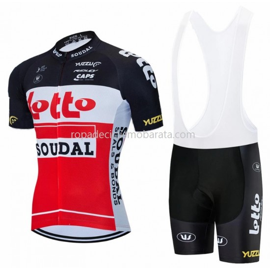 Maillot y Culotte con Tirantes 2020 Lotto Soudal M002