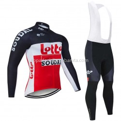 Invierno Maillot y Culotte Largos con Tirantes 2020 Lotto Soudal M002