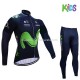 Maillot y Culotte Largos 2017 Movistar Team Niños M001