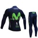 Maillot y Culotte Largos 2017 Movistar Team Niños M001