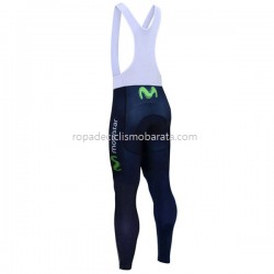 Culottes Largos con Tirantes 2017 Movistar Team M001