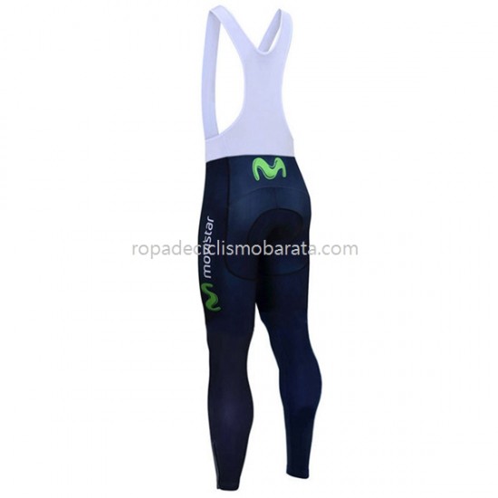 Culottes Largos con Tirantes 2017 Movistar Team M001