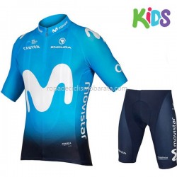 Maillot y Culotte Corto 2018 Movistar Team Niños M001