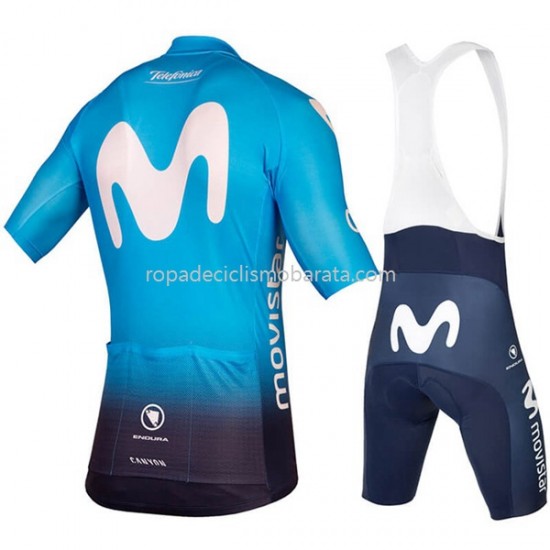 Maillot y Culotte con Tirantes 2018 Movistar Team M001