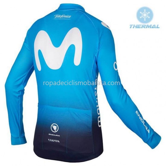 Invierno Maillot 2018 Movistar Team M001
